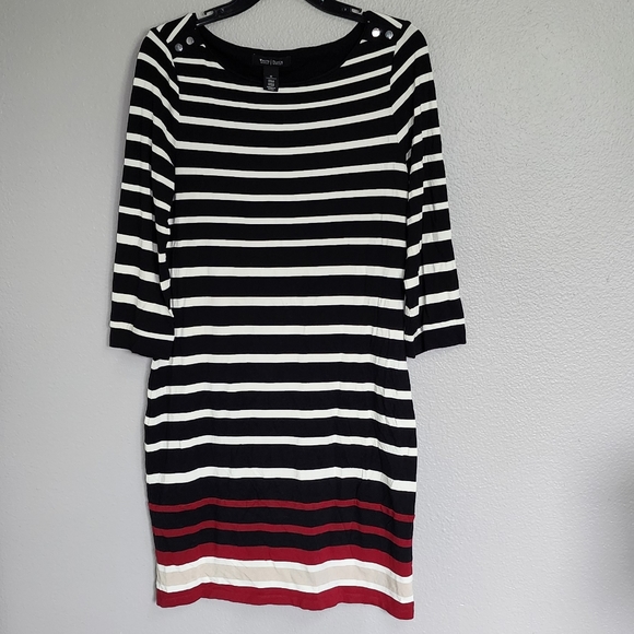 WHITE HOUSE WHITE MARKET STRIPED DRESS/ SIZE M - Picture 1 of 11
